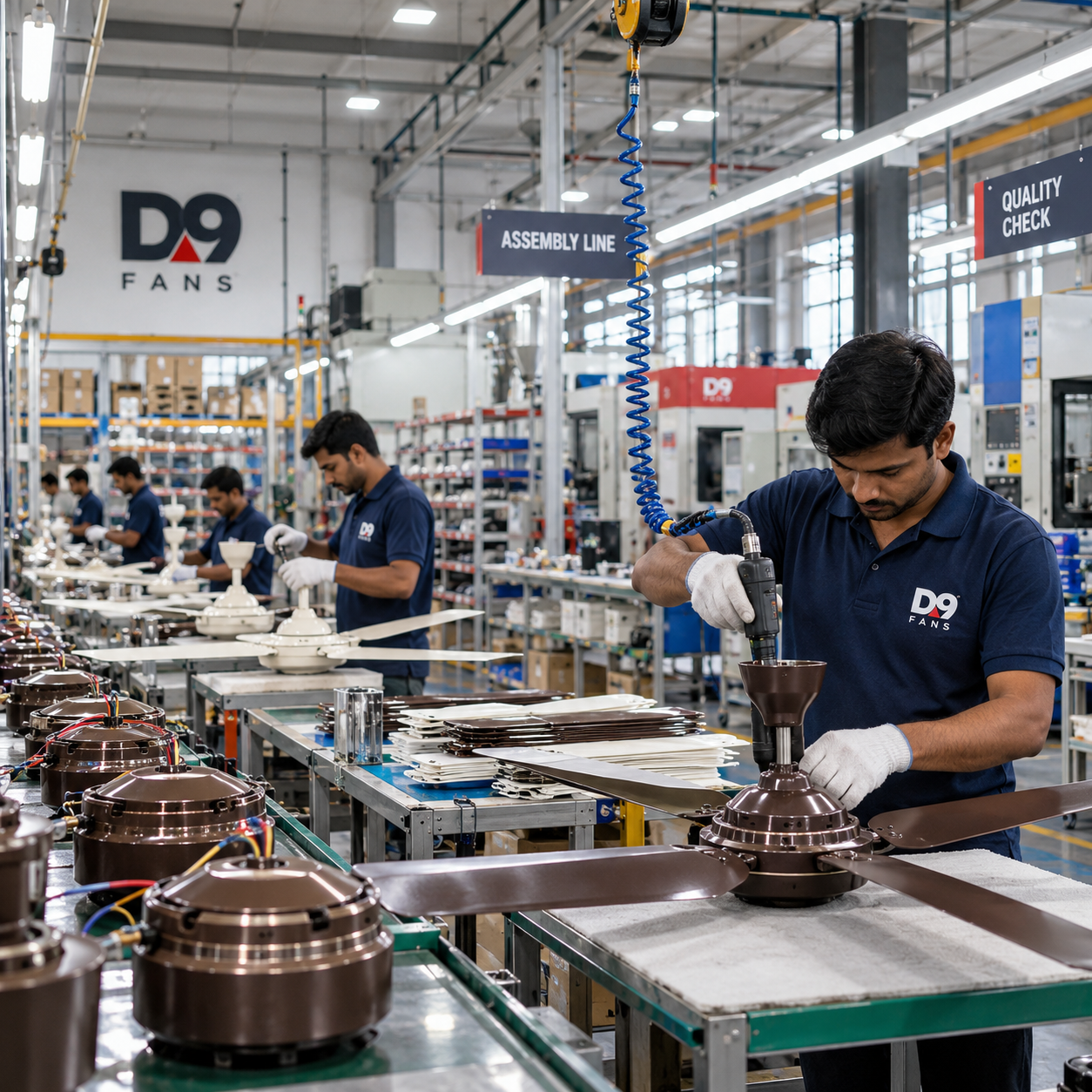 Industrial production equipment and factory floor